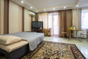 TV a/nebo společenská místnost v ubytování Апартаменты возле метро Ботанический сад