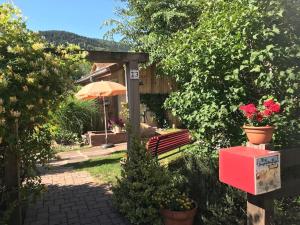 Zahrada ubytování Gîte de la Mésange