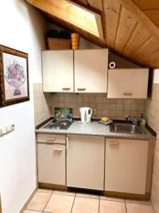Kuchyň nebo kuchyňský kout v ubytování Appartement Aldea