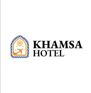 a logo for the hamsa hotel at KHAMSA Tashkent Airport Hotel Sleep Lounge & Showers, Terminal 2 - TRANSIT ONLY in Tashkent