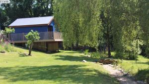 Κήπος έξω από το Creekside Lodge Bathpool Launceston Cornwall