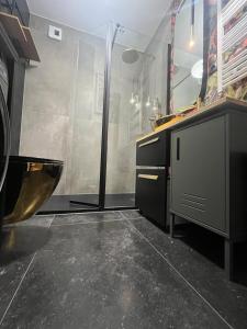 Koupelna v ubytování Apartament Monte Ślęża & Spa