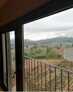 a view from the balcony of a house at Cal Cintet in Vilanova de Meyá