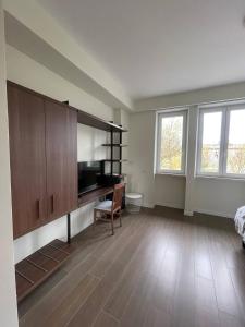 TV a/nebo společenská místnost v ubytování Tre cancelli rooms