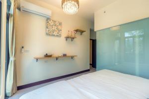 Cama o camas de una habitación en Peachland