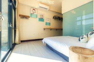 Cama o camas de una habitación en Peachland