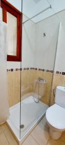 ベシンダリオにあるTen Minutes From Airport - 1のシャワーとトイレ付きのバスルーム +19枚の写真