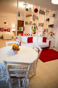 Posezení v ubytování B&B Flower House