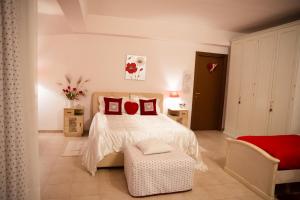 Postel nebo postele na pokoji v ubytování B&B Flower House