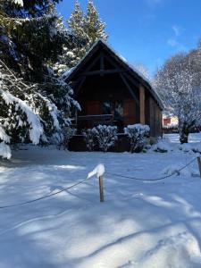Le chalet de l’Onde v zimě