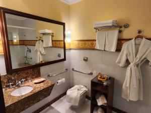 Koupelna v ubytování Hotel Casa do Amarelindo