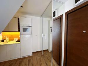 Kuchyň nebo kuchyňský kout v ubytování Beli Lotus apartman Borovi