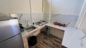 Kuchyň nebo kuchyňský kout v ubytování Apartamentos Sol