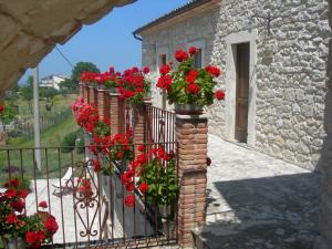 Balkón nebo terasa v ubytování Agriturismo Borgo San Martino