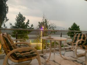Balkón nebo terasa v ubytování swat view hotel