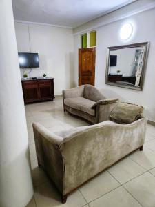 TV a/nebo společenská místnost v ubytování Osu Apartment