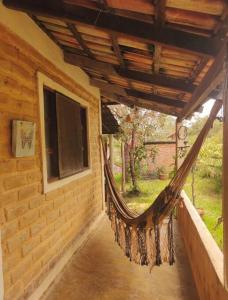 Ein Balkon oder eine Terrasse in der Unterkunft Casa Jasmim