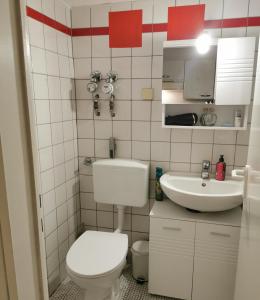 ห้องน้ำของ Privatwohnung im Stadtzentrum
