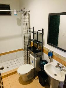 Koupelna v ubytování La Casita