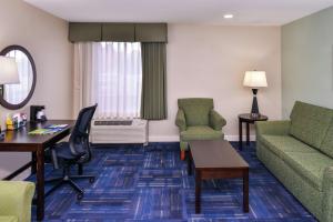Istumisnurk majutusasutuses Hampton Inn Eugene