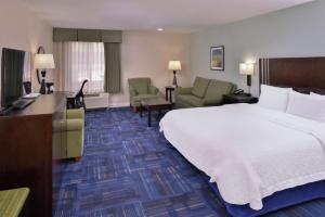 Voodi või voodid majutusasutuse Hampton Inn Eugene toas
