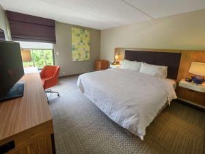 Voodi või voodid majutusasutuse Hampton Inn Hazleton toas
