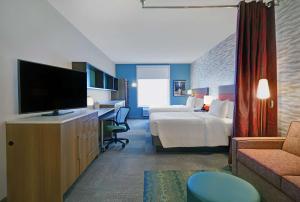 Postel nebo postele na pokoji v ubytování Home2 Suites By Hilton Columbus