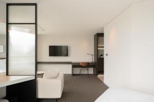 Μια τηλεόραση ή/και κέντρο ψυχαγωγίας στο Urbanstay Busan songdo Beach
