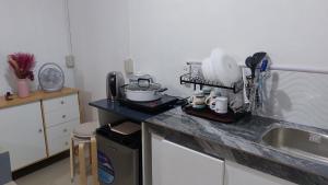 Kuchyň nebo kuchyňský kout v ubytování Chicco's Private Home