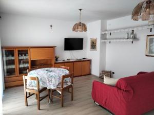 TV a/nebo společenská místnost v ubytování Apartment Serena