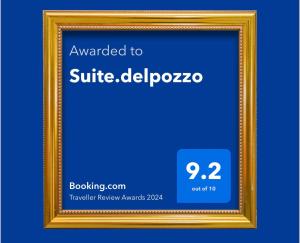 Certifikát, hodnocení, plakát nebo jiný dokument vystavený v ubytování Suite.delpozzo