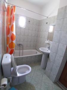 Koupelna v ubytování Oasis Hostel