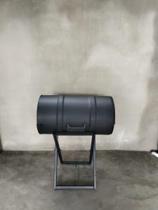 a black briefcase sitting on a stool against a wall at Firdzura Home Semi D in Kuantan