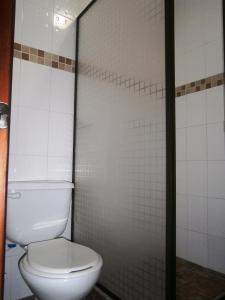Koupelna v ubytování Hotel Shalom PHE Guaduas
