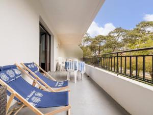 Balkón alebo terasa v ubytovaní Studio à Mesquer: Plage à 200m, Balcon, Parking, Proche Commerces - FR-1-306-1243