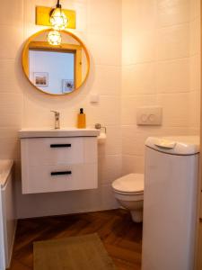 Kúpeľňa v ubytovaní Apartamenty Zakątek Harenda