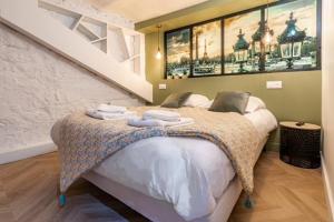 Кровать или кровати в номере 180 Suite Steph - Superb apartment in Paris