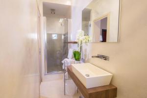 A bathroom at Albergo Silvio
