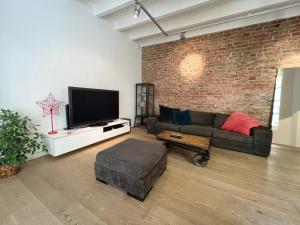 Μια τηλεόραση ή/και κέντρο ψυχαγωγίας στο Konventna apartment in city heart, designed, spacious