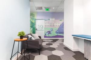 Posezení v ubytování Moon Hostel Warszawa
