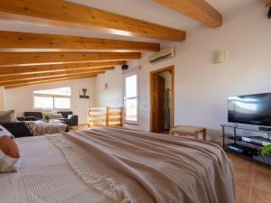 Televízia a/alebo spoločenská miestnosť v ubytovaní Holiday Home Sally by Interhome