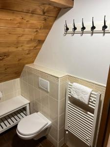 Koupelna v ubytování Apartmány Horský Dvůr