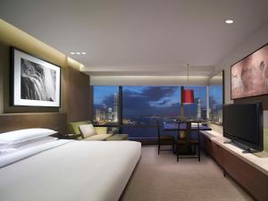 Postelja oz. postelje v sobi nastanitve Grand Hyatt Hong Kong