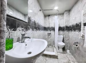Koupelna v ubytování Yerevan Hotel + 37 fotografií