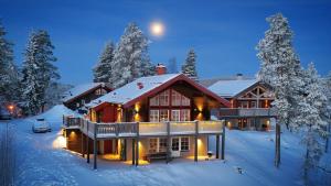 Alpstigen 6B - 6 bäddars fjällstuga mitt i Järvsöbacken talvel