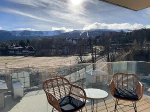 Nespecifikovaný výhled na hory nebo výhled na hory při pohledu z apartmánu