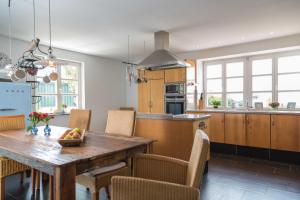Köök või kööginurk majutusasutuses Nordsee-Lieblingsort