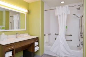Home2 Suites By Hilton Merrillville的一间浴室