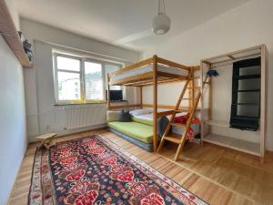Een stapelbed of stapelbedden in een kamer bij Apartment Family & bike by Interhome 