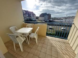 Μπαλκόνι ή βεράντα στο REF 145 Studio pour trois personnes vue Port Crouesty